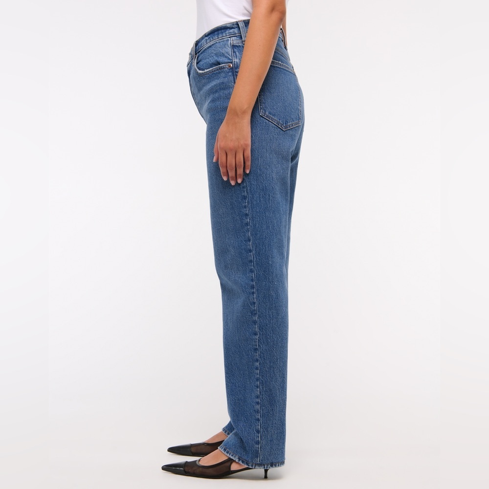 ABERCROMBIE & FITCH 90’S STRAIGHT ULTRA HIGH RISE JEANS - Picture 3 of 10